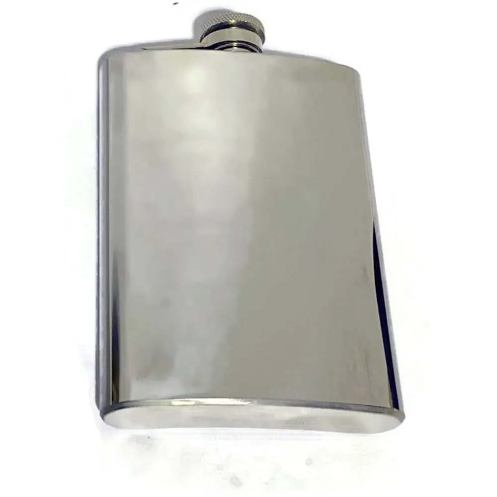 Stadium Pack Stainless Steel Flask With Binoculars and Canvas Carrying Case